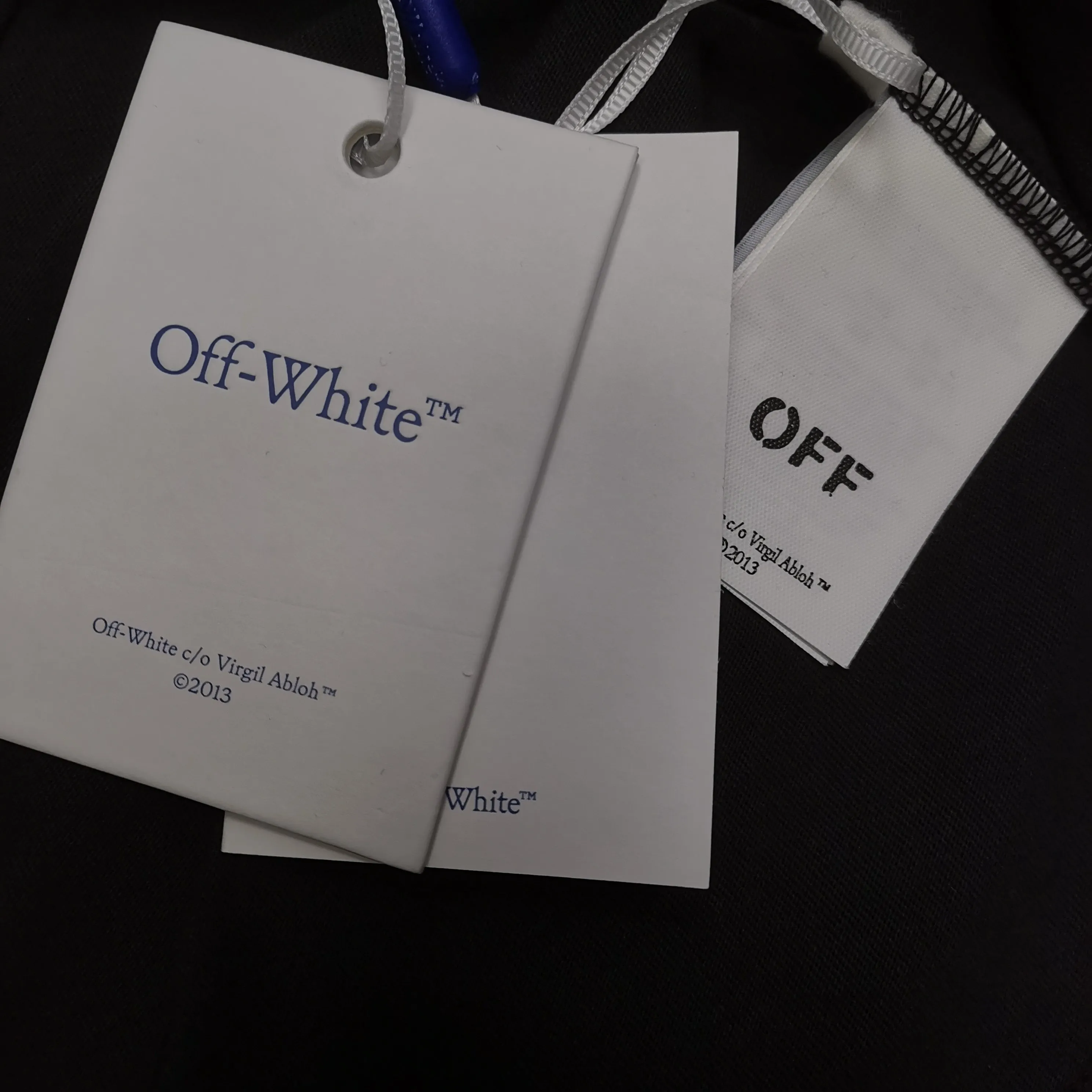 off white angel short sleeve black XS S M L top version P260